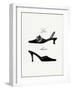 Little Black Shoes-Studio 5-Framed Art Print