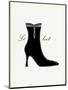 Little Black Short Boot-Studio 5-Mounted Art Print