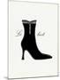 Little Black Short Boot-Studio 5-Mounted Art Print