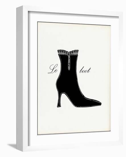 Little Black Short Boot-Studio 5-Framed Art Print