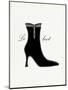 Little Black Short Boot-Studio 5-Mounted Art Print