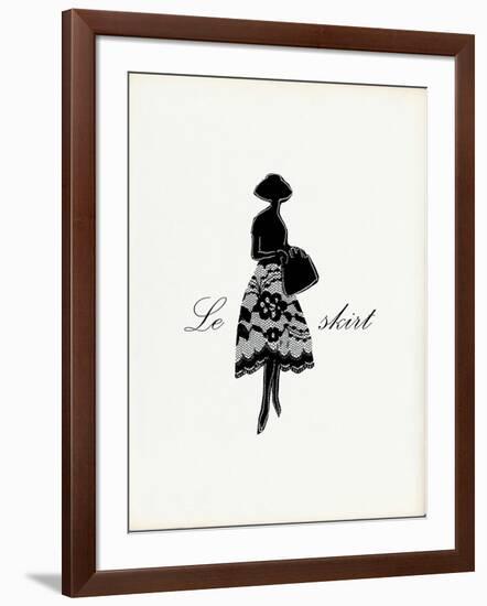 Little Black Skirt-Studio 5-Framed Art Print