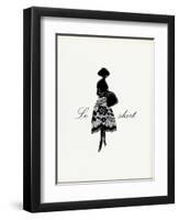 Little Black Skirt-Studio 5-Framed Art Print