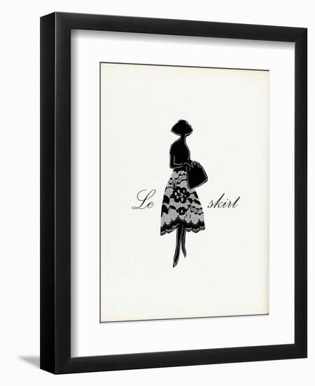 Little Black Skirt-Studio 5-Framed Art Print