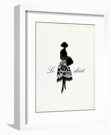 Little Black Skirt-Studio 5-Framed Art Print