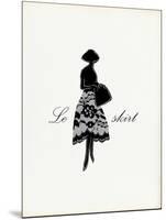 Little Black Skirt-Studio 5-Mounted Art Print