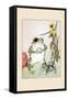 Little Black Spider Offers Lace-Frances Beem-Framed Stretched Canvas