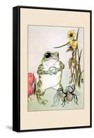 Little Black Spider Offers Lace-Frances Beem-Framed Stretched Canvas