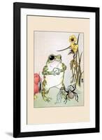 Little Black Spider Offers Lace-Frances Beem-Framed Art Print