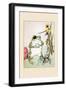 Little Black Spider Offers Lace-Frances Beem-Framed Art Print