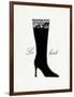 Little Black Tall Boot-Studio 5-Framed Art Print