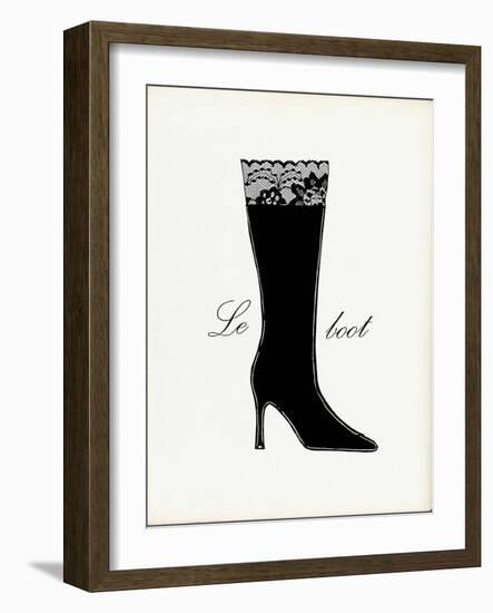 Little Black Tall Boot-Studio 5-Framed Art Print