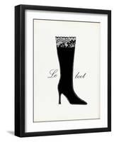 Little Black Tall Boot-Studio 5-Framed Art Print