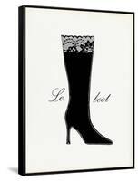 Little Black Tall Boot-Studio 5-Framed Stretched Canvas