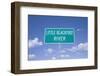 Little Blackfoot River Road Sign-Joseph Sohm-Framed Photographic Print