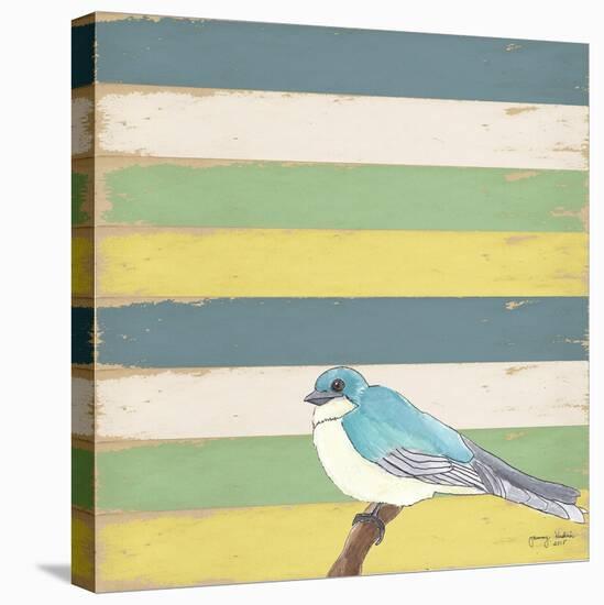 Little Blue Bird-Tammy Kushnir-Stretched Canvas