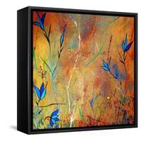 Little Blue Blooms-Ruth Palmer-Framed Stretched Canvas