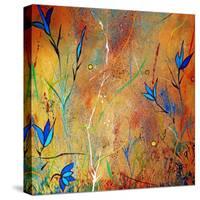 Little Blue Blooms-Ruth Palmer-Stretched Canvas