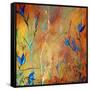 Little Blue Blooms-Ruth Palmer-Framed Stretched Canvas