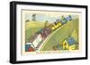 Little Blue Engine-Hauman-Framed Premium Giclee Print