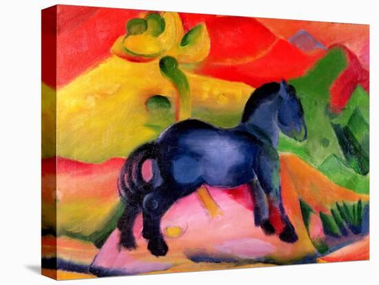 Little Blue Horse, 1912-Franz Marc-Stretched Canvas
