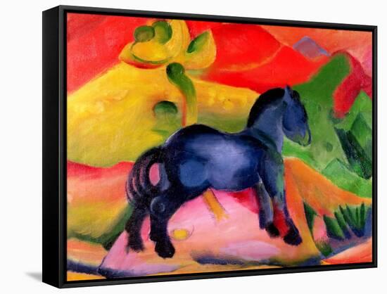 Little Blue Horse, 1912-Franz Marc-Framed Stretched Canvas