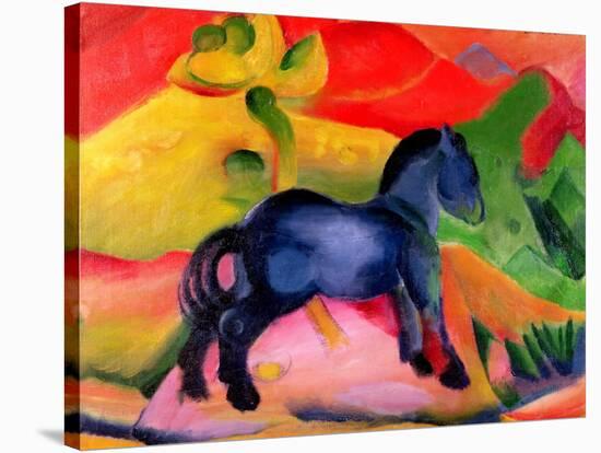 Little Blue Horse, 1912-Franz Marc-Stretched Canvas