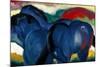 Little Blue Horses, 1911-Franz Marc-Mounted Giclee Print