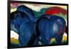 Little Blue Horses, 1911-Franz Marc-Framed Giclee Print