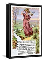 Little Bo Peep, c.1885-Walter Crane-Framed Stretched Canvas