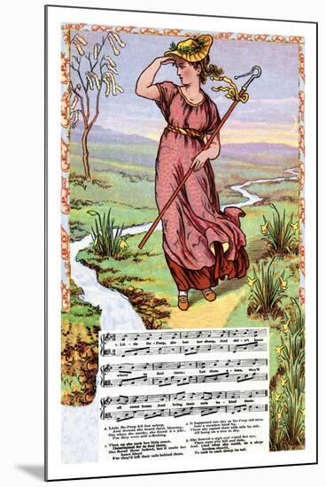 Little Bo Peep, c.1885-Walter Crane-Mounted Art Print