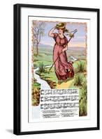 Little Bo Peep, c.1885-Walter Crane-Framed Art Print