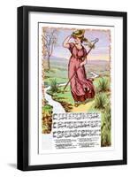 Little Bo Peep, c.1885-Walter Crane-Framed Art Print