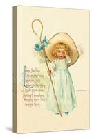 Little Bo Peep-Maud Humphrey-Stretched Canvas