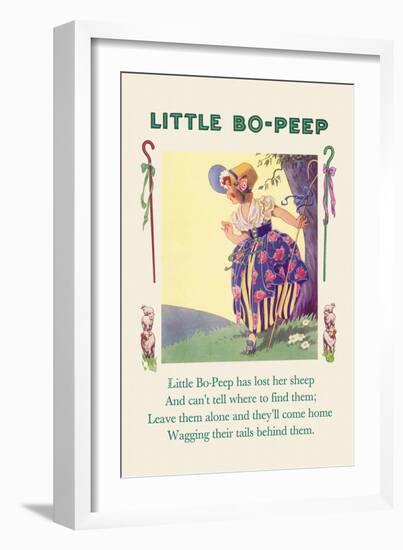 Little Bo-Peep-null-Framed Art Print