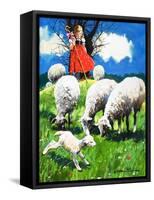 Little Bo Peep-Jesus Blasco-Framed Stretched Canvas