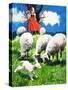 Little Bo Peep-Jesus Blasco-Stretched Canvas