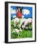 Little Bo Peep-Jesus Blasco-Framed Giclee Print