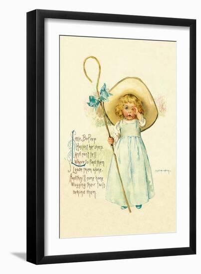 Little Bo Peep-Maud Humphrey-Framed Art Print