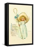 Little Bo Peep-Maud Humphrey-Framed Stretched Canvas