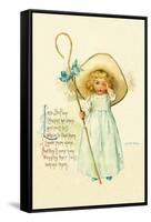 Little Bo Peep-Maud Humphrey-Framed Stretched Canvas