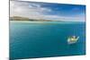 Little Boat in the Blue Lagoon, Yasawas, Fiji, South Pacific, Pacific-Michael Runkel-Mounted Photographic Print