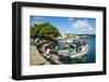 Little Boats in the Harbour of Neiafu, Vavau, Vavau Islands, Tonga, South Pacific, Pacific-Michael Runkel-Framed Photographic Print