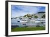 Little Boats in the Harbour of Wellington, North Island, New Zealand, Pacific-Michael-Framed Photographic Print