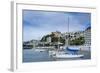 Little Boats in the Harbour of Wellington, North Island, New Zealand, Pacific-Michael-Framed Photographic Print