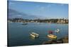 Little boats in the Magenta Port Sud, bay, Noumea, New Caledonia, Pacific-Michael Runkel-Stretched Canvas