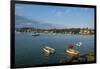 Little boats in the Magenta Port Sud, bay, Noumea, New Caledonia, Pacific-Michael Runkel-Framed Photographic Print