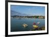 Little boats in the Magenta Port Sud, bay, Noumea, New Caledonia, Pacific-Michael Runkel-Framed Photographic Print