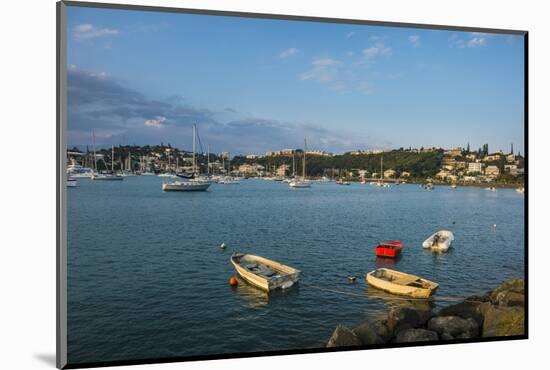 Little boats in the Magenta Port Sud, bay, Noumea, New Caledonia, Pacific-Michael Runkel-Mounted Photographic Print