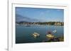 Little boats in the Magenta Port Sud, bay, Noumea, New Caledonia, Pacific-Michael Runkel-Framed Photographic Print